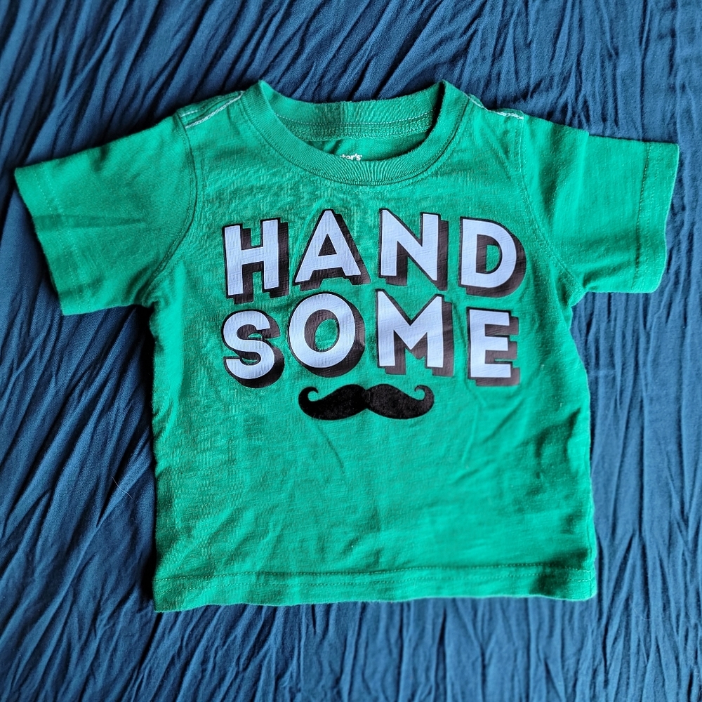 🚨3/$10 "HANDSOME" 12m Tshirt